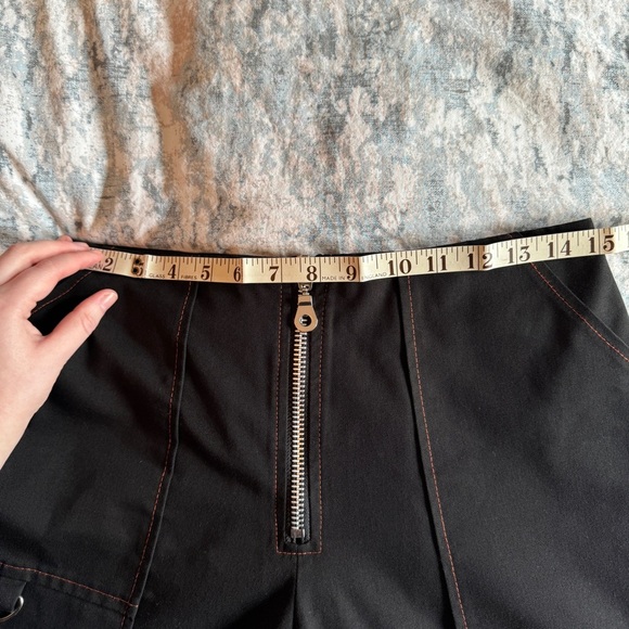 The Ragged Priest Y2K Baggy Cargo Pants Sz S Contrast Stitching Mall Goth Emo - Picture 13 of 16